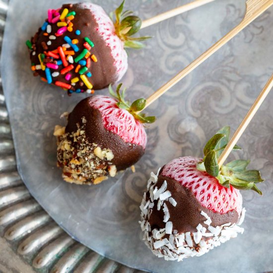 Chocolate Covered Frozen Fruit