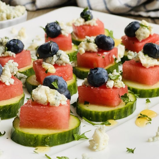 Cucumber Watermelon Appetizers