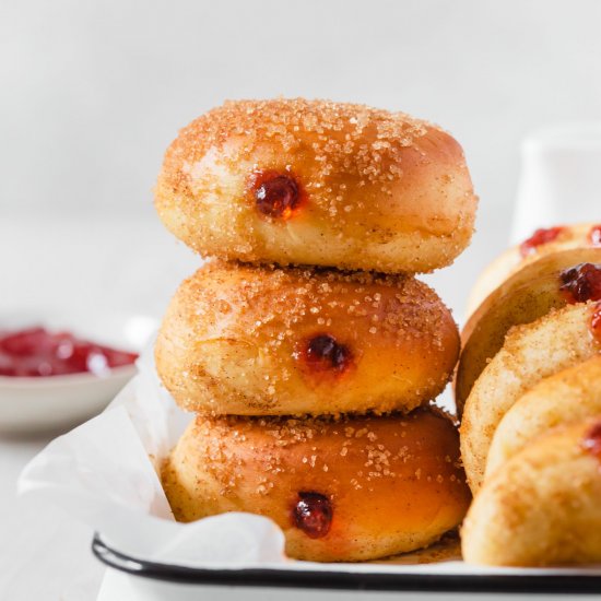 Baked Jam Donuts