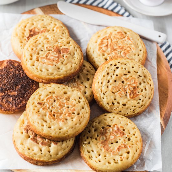 Homemade Crumpets