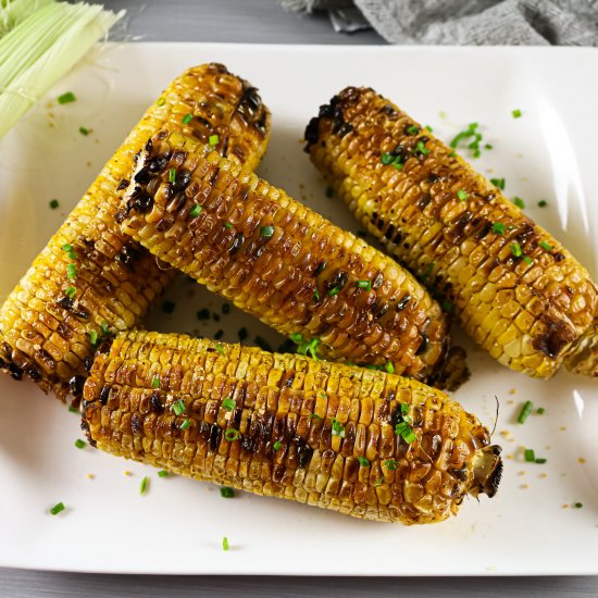 Smoky Grilled Corn on the Cob