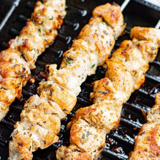 Greek Chicken Kabobs