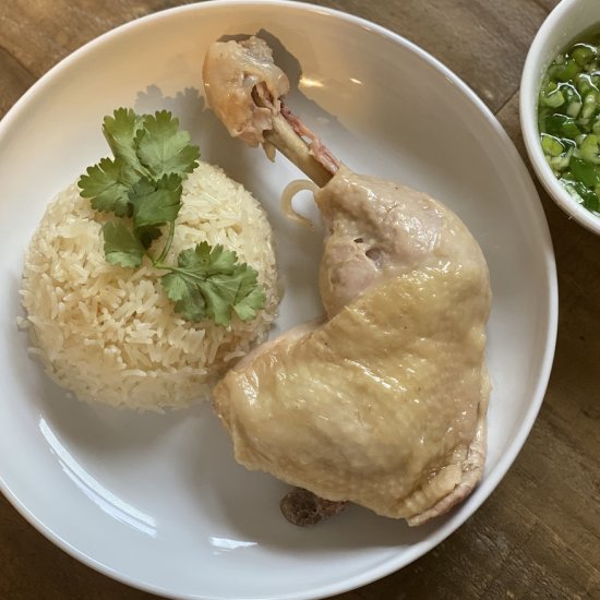 Easy Hainanese Chicken Rice