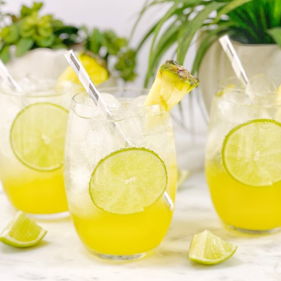 Gin and Pineapple Juice Cocktail