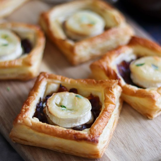 Puff Pastry Goat’s Cheese Tarts