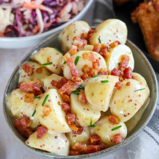 Creamy Mustard New Potato Salad