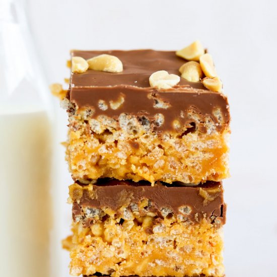 Peanut Butter Rice Krispie Bars