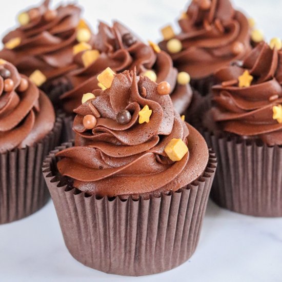 Small Batch Chocolate Cupcakes