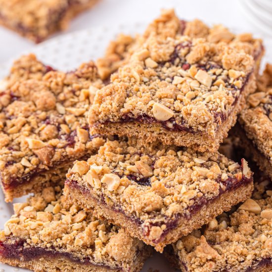 Peanut Butter and Jelly Bars