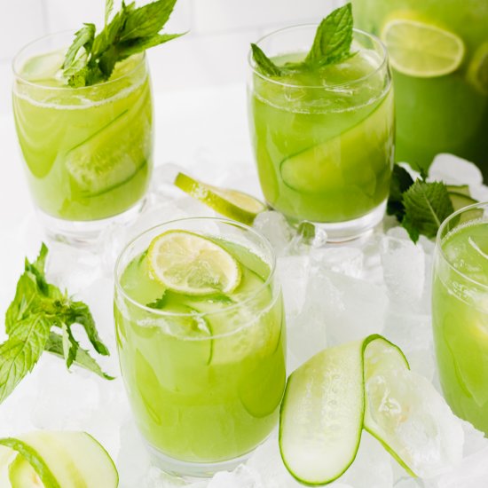 Cucumber Ginger Mint Agua Fresca