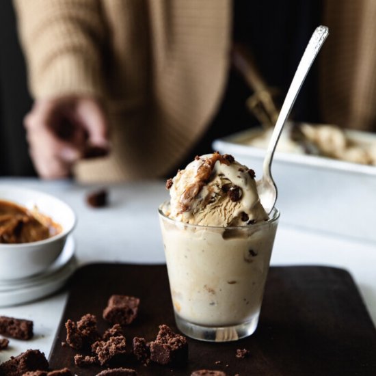 Homemade Dulce de Leche Ice Cream