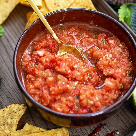 Mexican tomato salsa