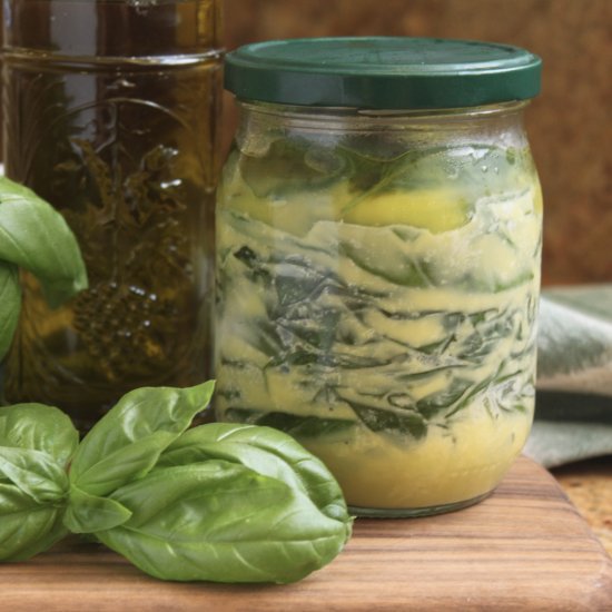 how to freeze fresh basil