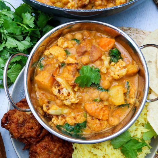 Roasted Cauliflower Curry