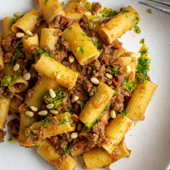 Lamb Mince Ragu