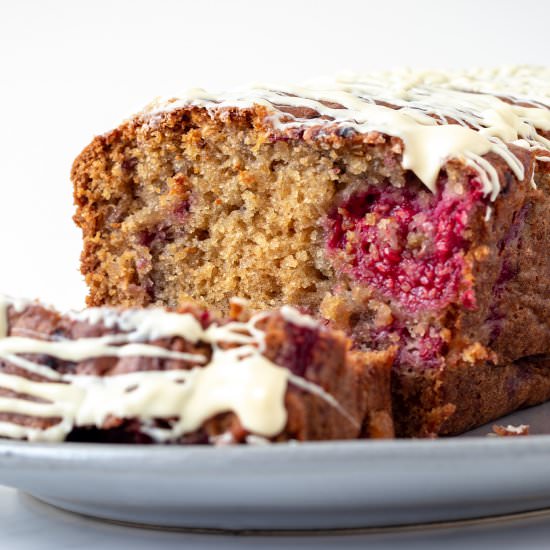 Raspberry and White Chocolate Loaf