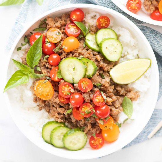 Caramelized Pork Bowl