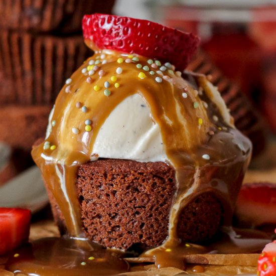 Double Chocolate Cookie Cups