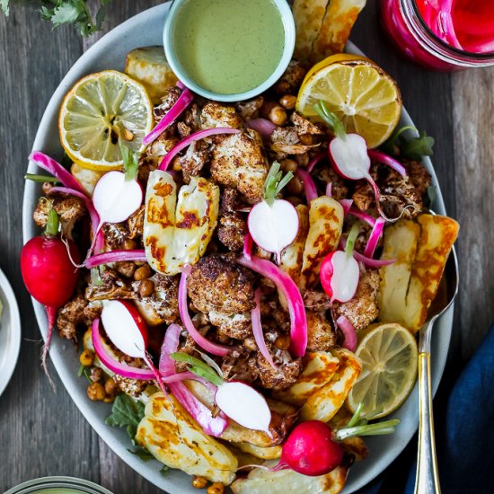 Vegetarian Loaded Shawarma Fries