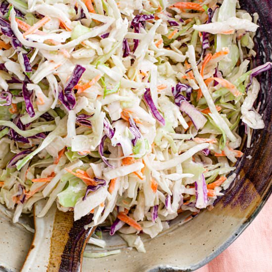 Summery Coleslaw On The Side!