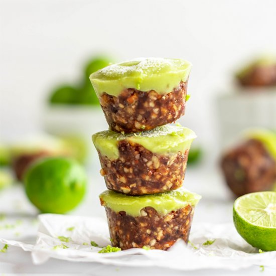 Raw Mini Key Lime Tarts