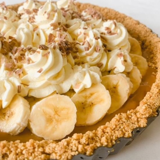 Gluten free Banoffee Pie