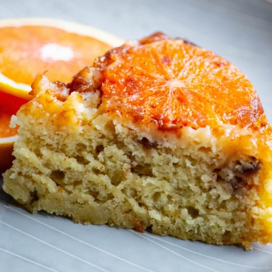 Orange Olive Oil Cake with Fig Jam