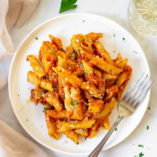 Instant Pot Chicken Penne Pasta