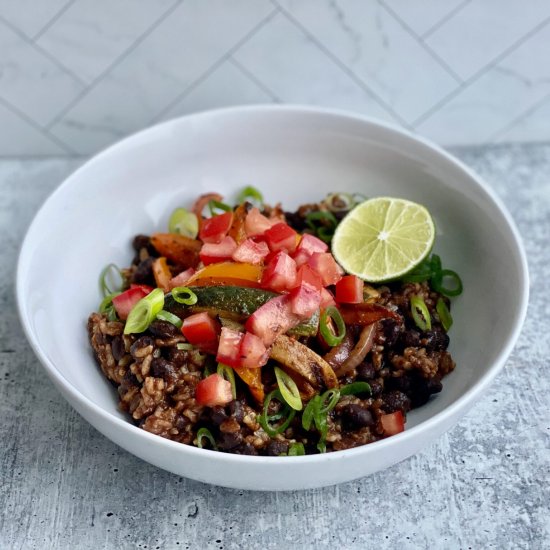 Easy Veggie Burrito Bowls