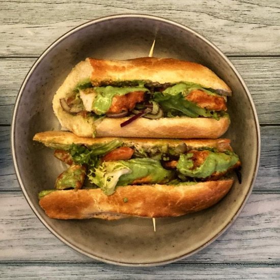 Chicken Tikka Baguettes