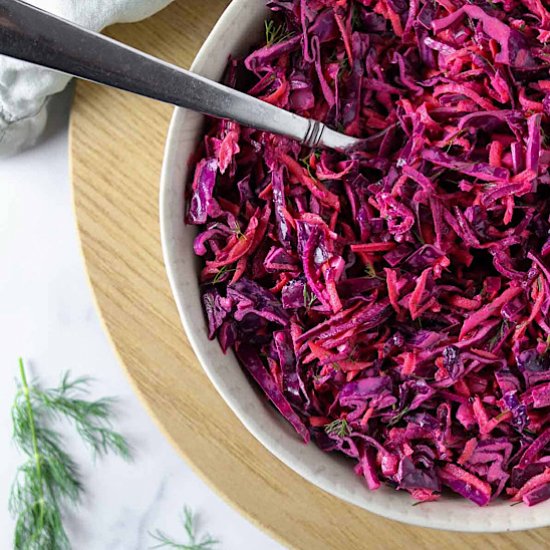 Nordic Red Cabbage Slaw