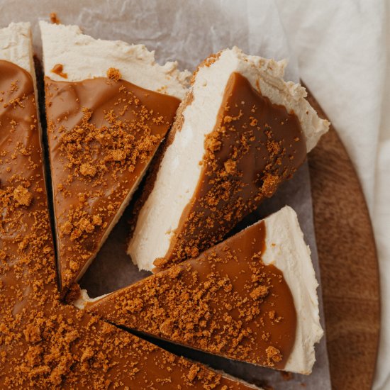 Biscoff No Bake Cheesecake