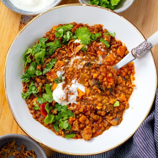 Instant Pot Smokey Lentil Stew