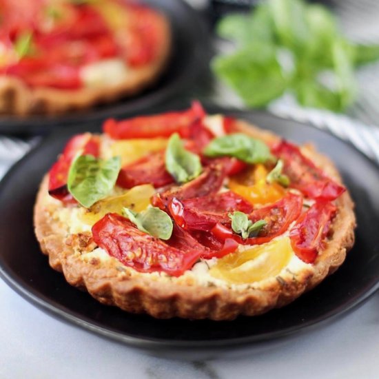 Tomato and Goat Cheese Tarts