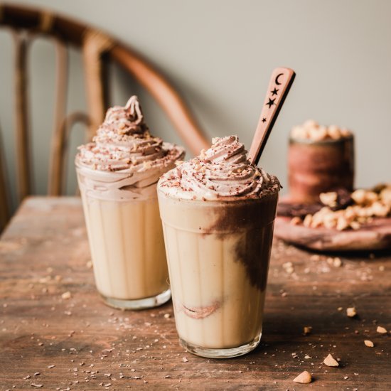 Vegan Snickers Milkshake