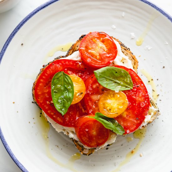 Ricotta Tomato Toast