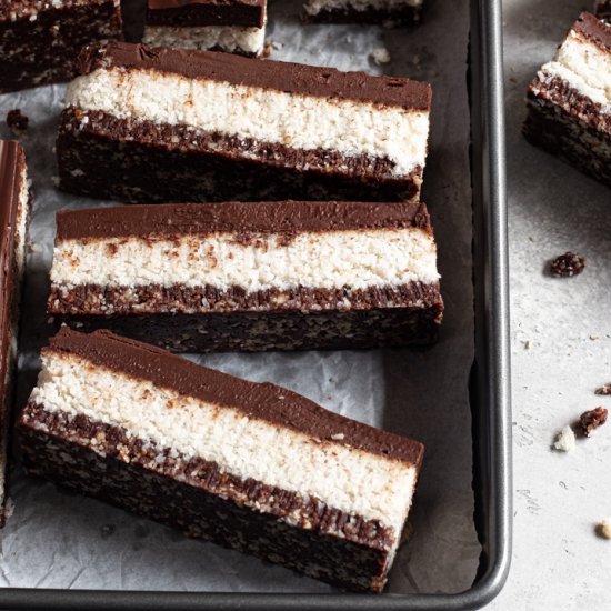 Chocolate Coconut Slice