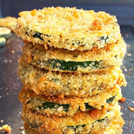 Crispy Baked Zucchini Chips