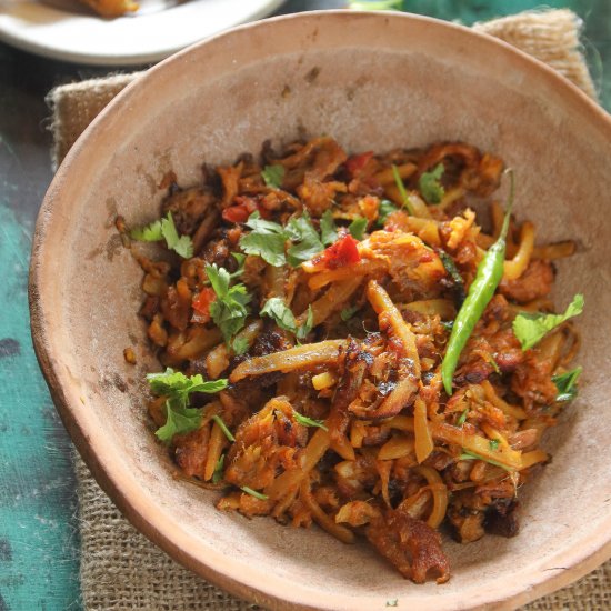 Bombay duck stir fry Bengali style