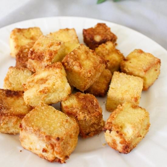 Crispy air fryer tofu