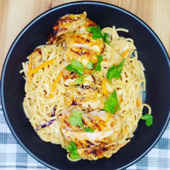 Chicken Peanut Noodles