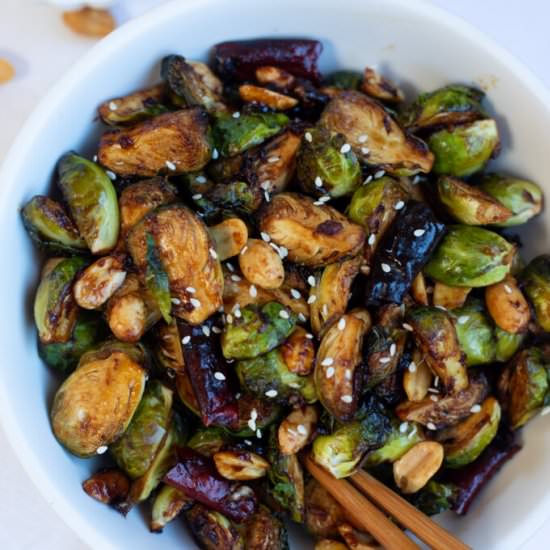 Kung Pao Brussels Sprouts