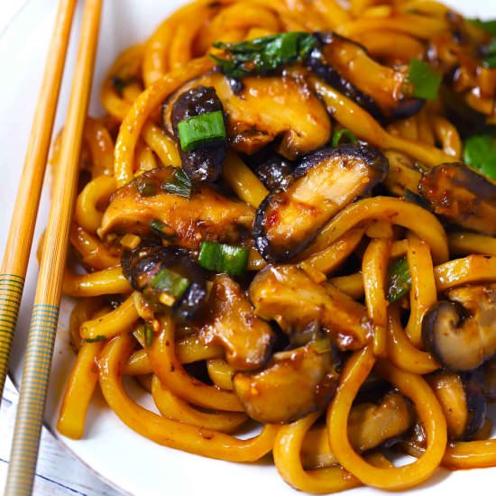 Udon Noodle Stir Fry