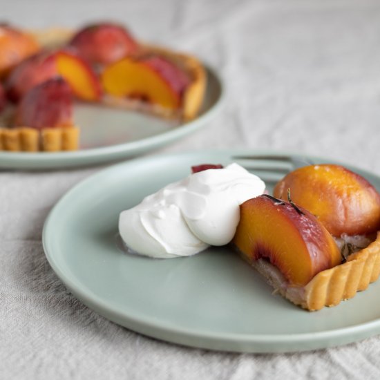 Peach & Rosemary Tart