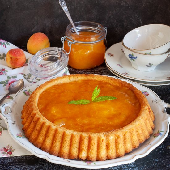 TARTA DE ALBARICOQUES