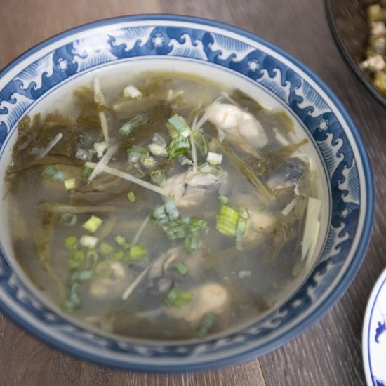 Taiwanese oyster soup