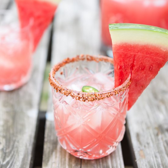 Spicy Watermelon Margarita