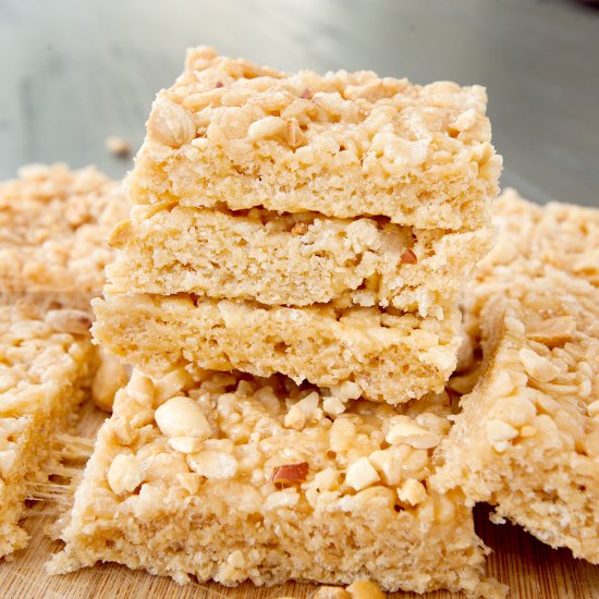 Peanut Butter Rice Krispies Treats