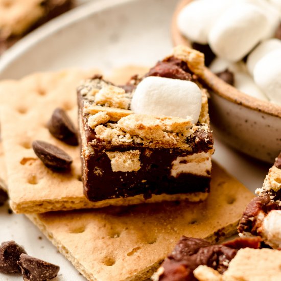 s’mores fudge