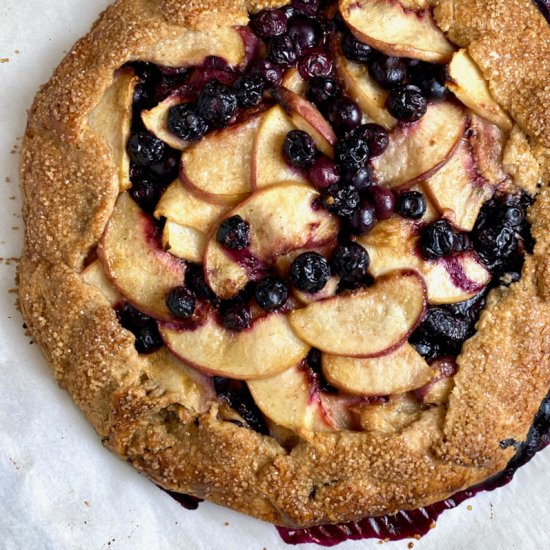 Blueberry & Peach Galette